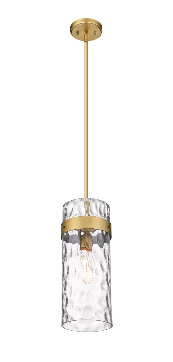 Mini-suspension Fontaine - Tige Laiton frotté 5 3/4" by Z-Lite | Luminaires & cie