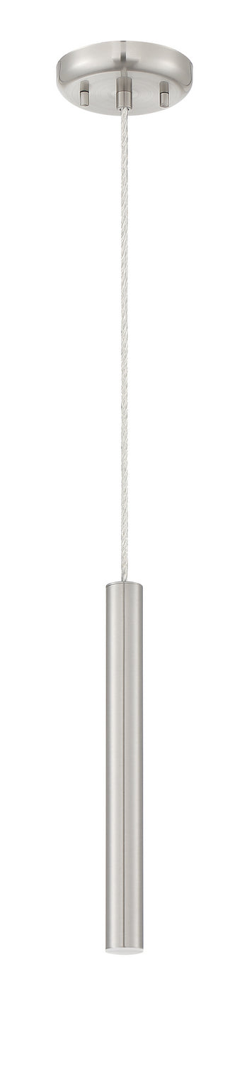 Mini-suspension Forest Câble coaxial argenté, Nickel brossé, 12" – vue 5