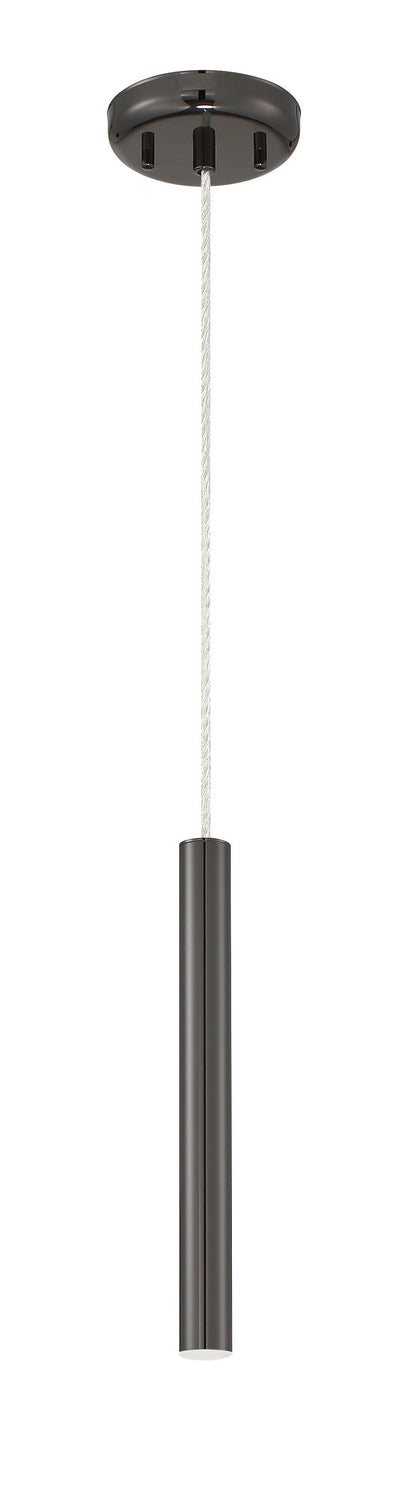 Mini-suspension Forest Câble coaxial argenté, Noir perle, 12" – vue 4