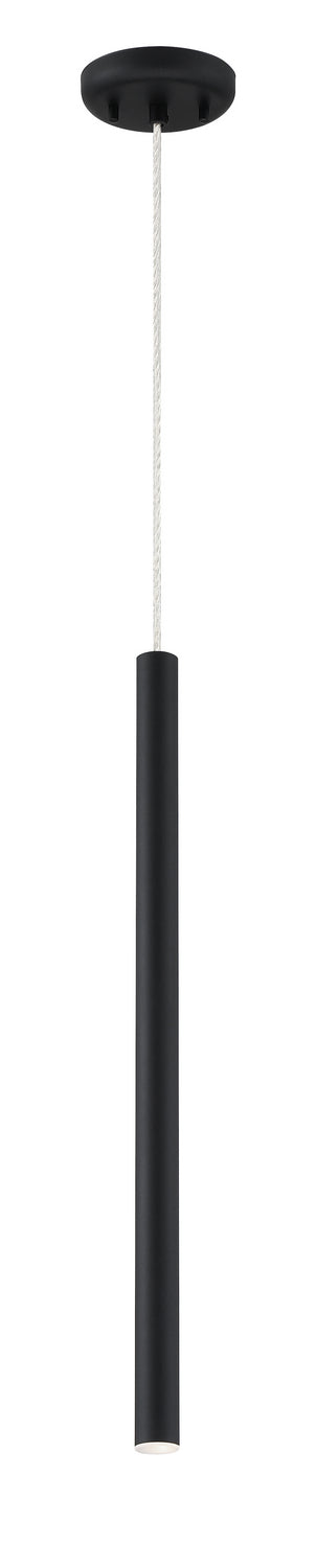 Mini-suspension Forest Câble coaxial argenté, Noir mat, 24" – vue 2