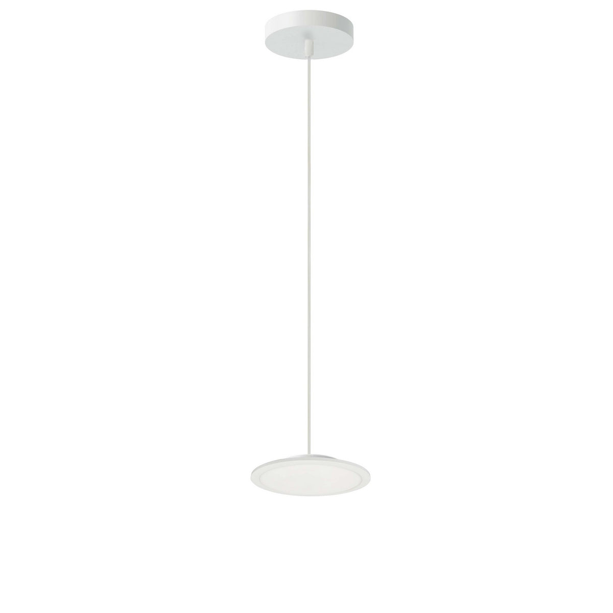 Mini-suspension Franchesa 8", Blanc mat – Dainolite