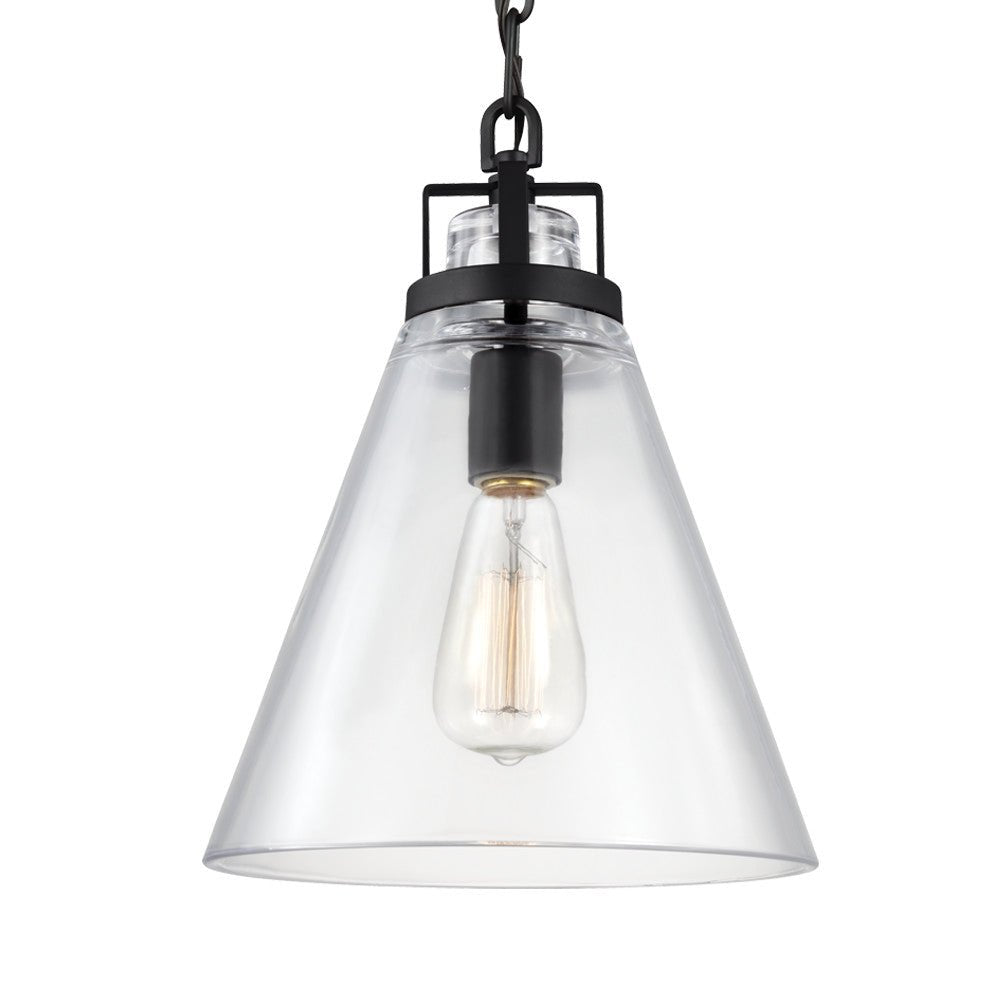Mini-suspension Frontage - Bronze huilé by Visual Comfort Studio | Luminaires & cie