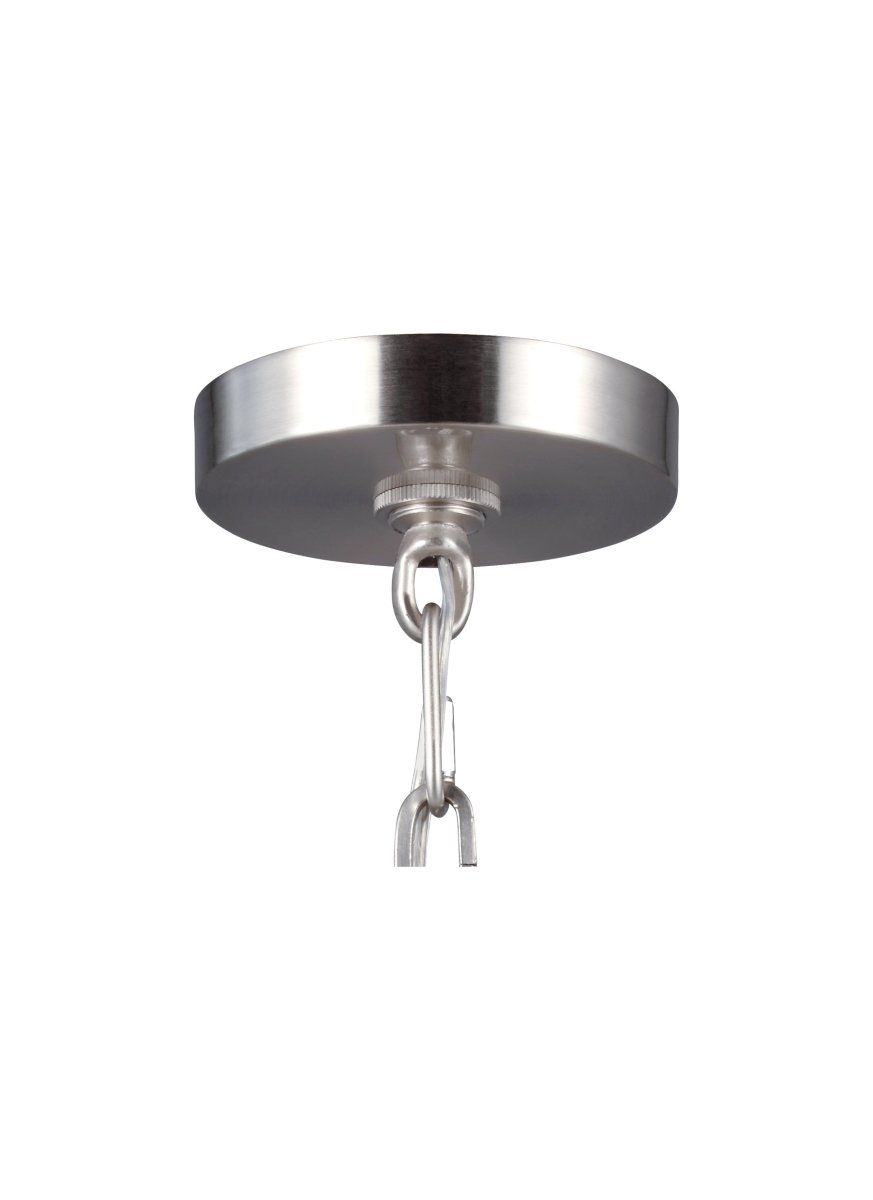 Mini-suspension Frontage - Nickel satiné by Visual Comfort Studio | Luminaires & cie