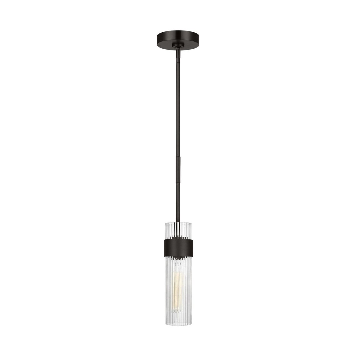 Mini-suspension Geneva - Aged Iron 3.375 by Visual Comfort Studio | Luminaires & cie