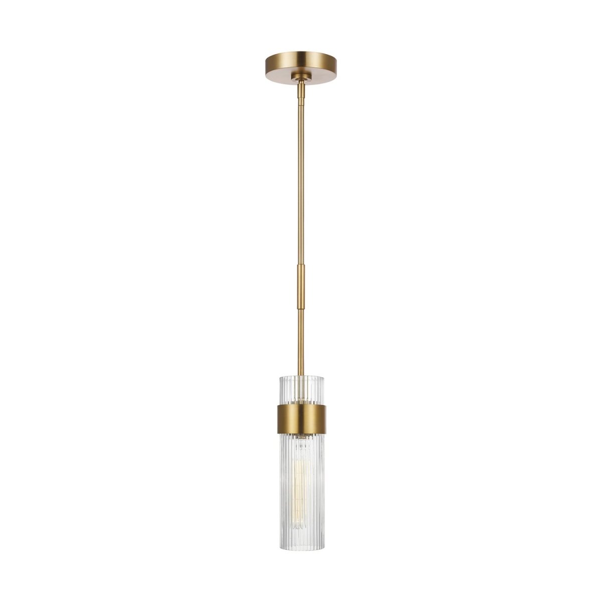 Mini-suspension Geneva - Burnished Brass 3.375 by Visual Comfort Studio | Luminaires & cie