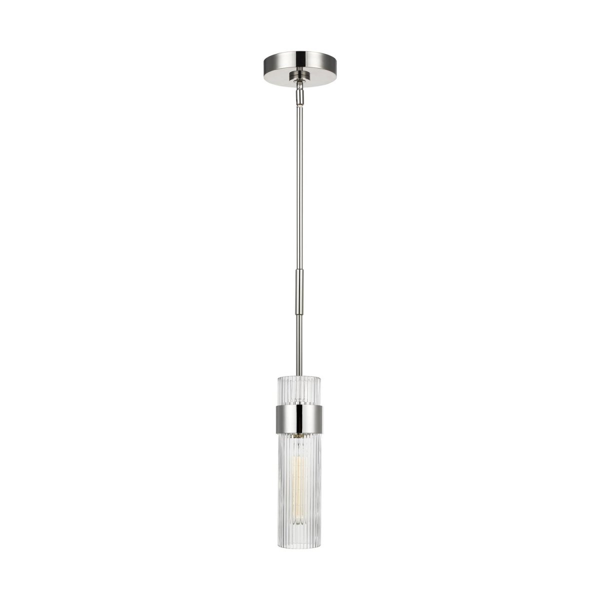 Mini-suspension Geneva - Polished Nickel 3.375 by Visual Comfort Studio | Luminaires & cie