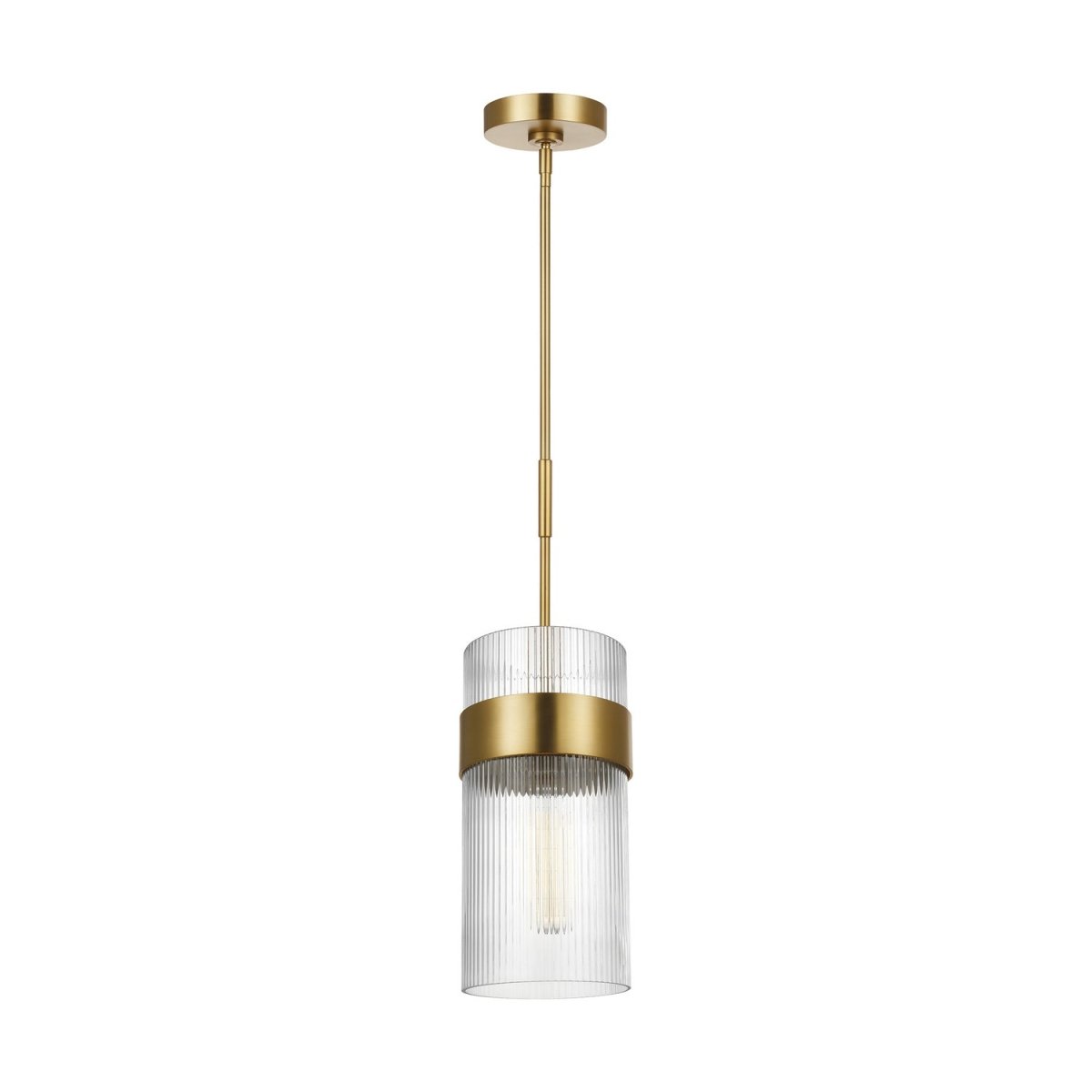 Mini-suspension Geneva - Polished Nickel 7 by Visual Comfort Studio | Luminaires & cie