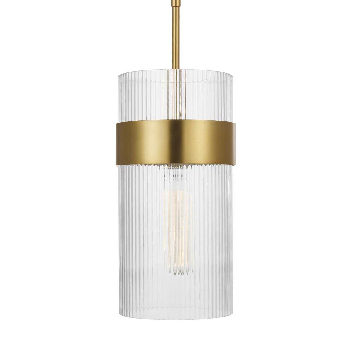 Mini-suspension Geneva - Polished Nickel 7 by Visual Comfort Studio | Luminaires & cie
