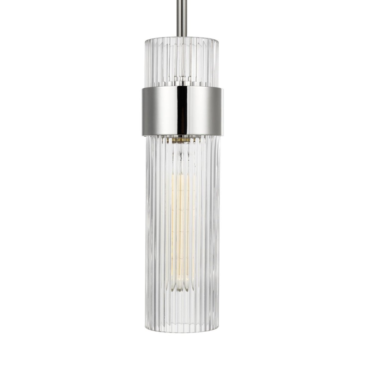 Mini-suspension Geneva - Polished Nickel 7 by Visual Comfort Studio | Luminaires & cie