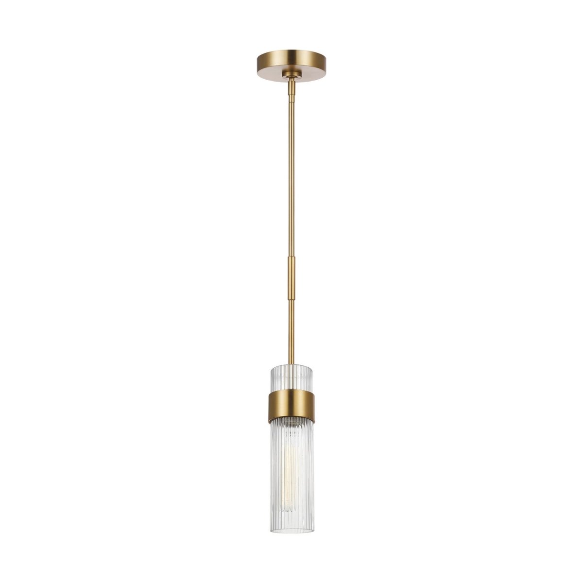 Mini-suspension Geneva - Polished Nickel 7 by Visual Comfort Studio | Luminaires & cie