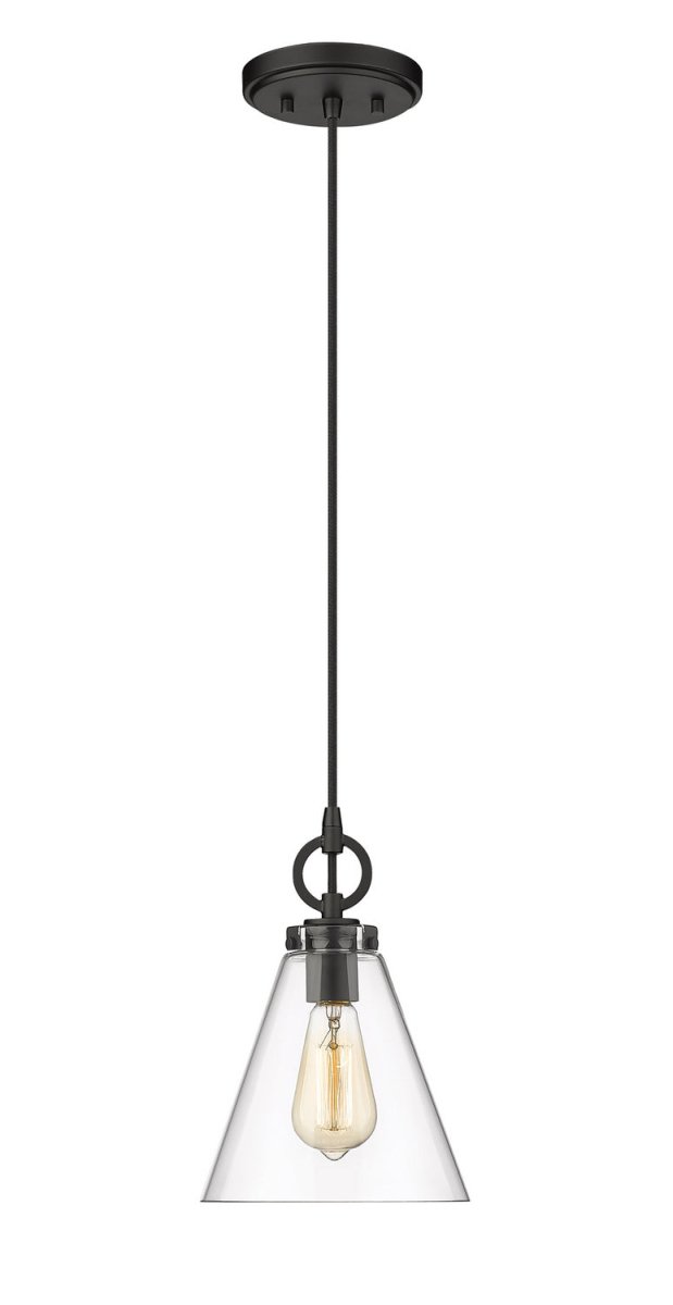 Mini-suspension Harper - Noir mat by Z-Lite | Luminaires & cie