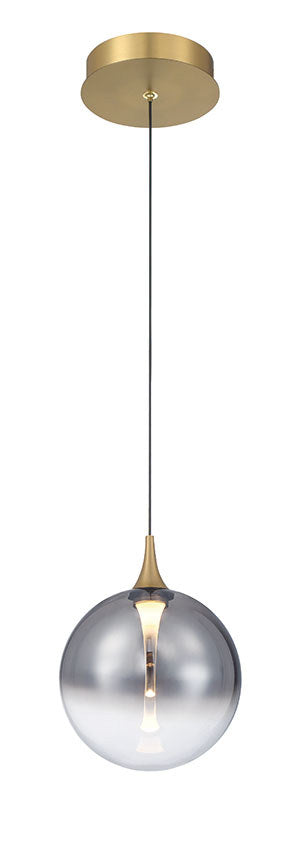 Mini-suspension Iissa Or, Verre fumé – vue 2