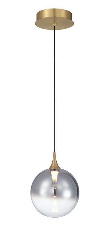 Mini-suspension Iissa Or, Verre fumé – Eurofase