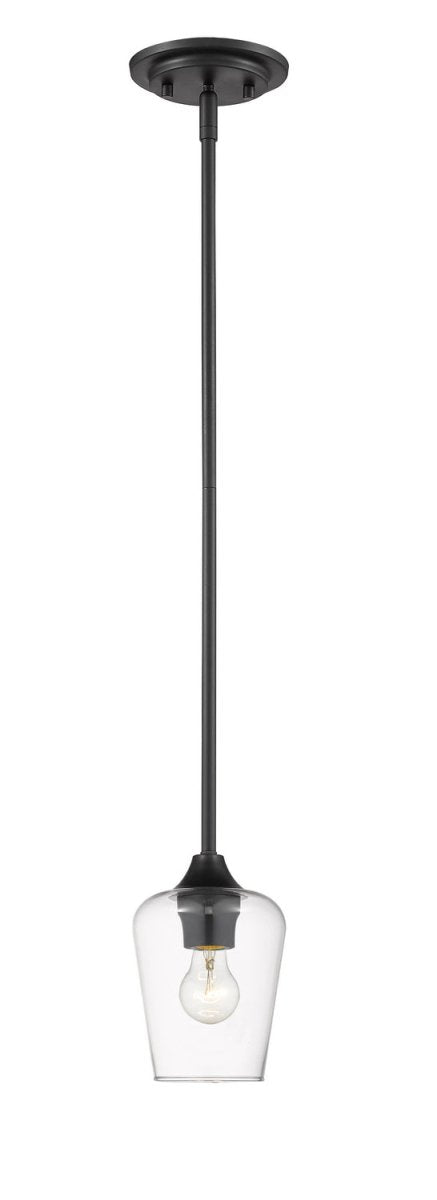 Mini-suspension Joliet - Noir mat 5 1/2" by Z-Lite | Luminaires & cie