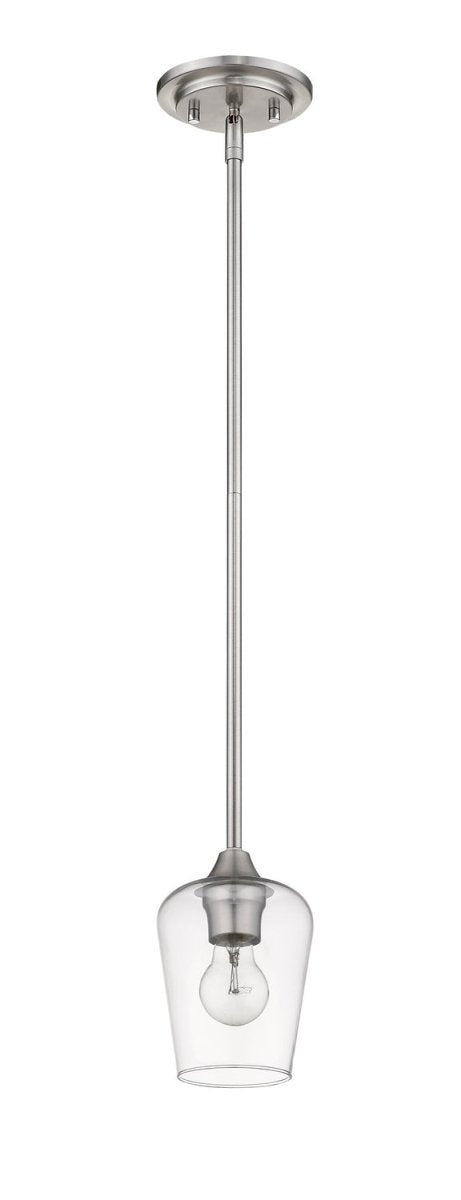 Mini-suspension Joliet - Laiton bruni 9" by Z-Lite | Luminaires & cie
