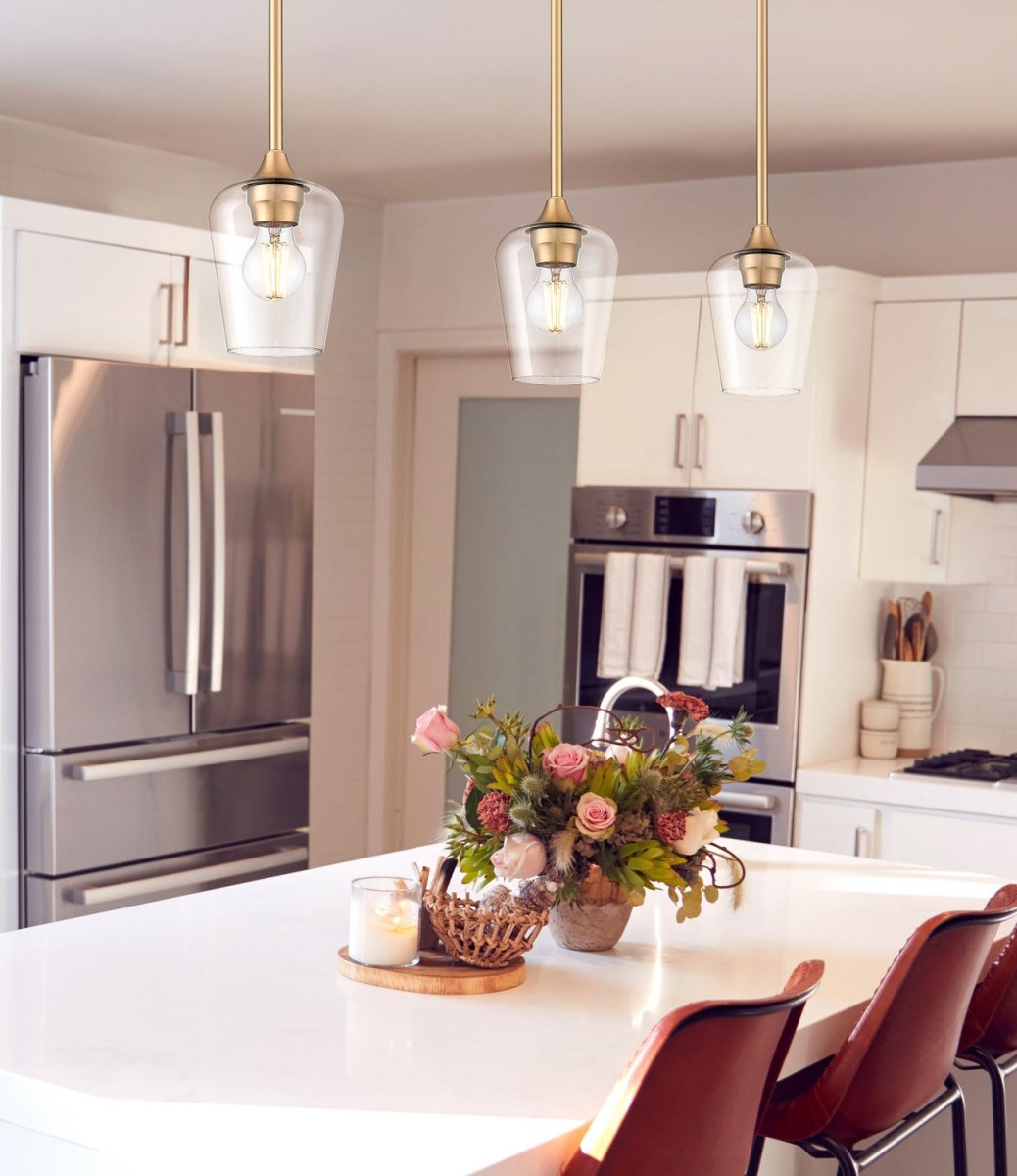 Mini-suspension Joliet - Laiton bruni 9" by Z-Lite | Luminaires & cie