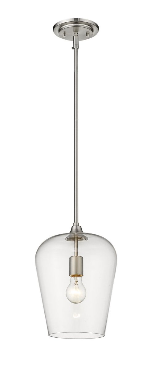 Mini-suspension Joliet - Nickel brossé 9" by Z-Lite | Luminaires & cie