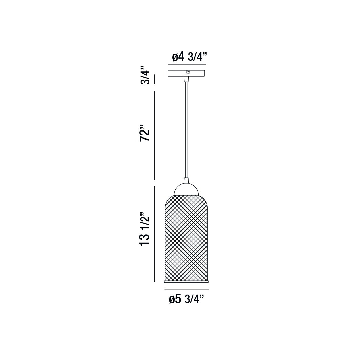 Mini-suspension Kenmore – vue 2