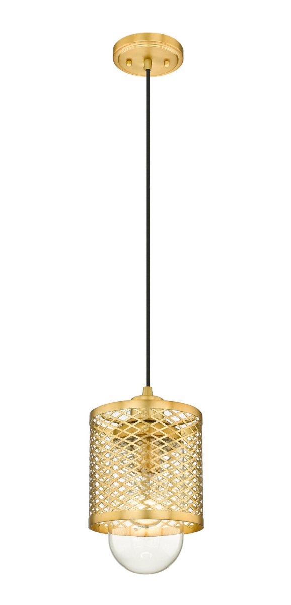 Mini-suspension Kipton - Laiton frotté by Z-Lite | Luminaires & cie