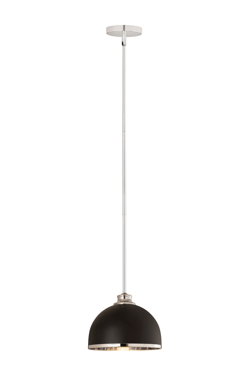 Mini-suspension Landry Noir mat + Chrome – Z-Lite