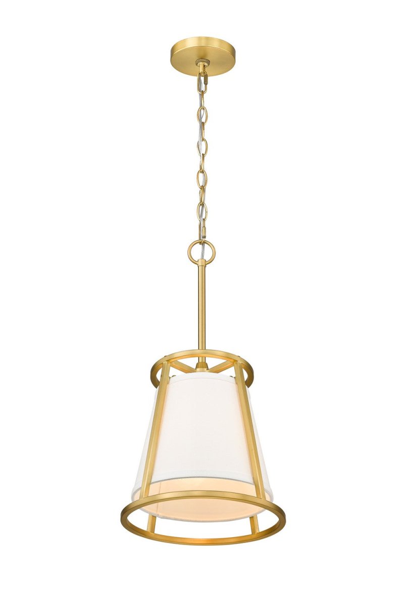 Mini-suspension Lenyx Pendant - Laiton frotté by Z-Lite | Luminaires & cie