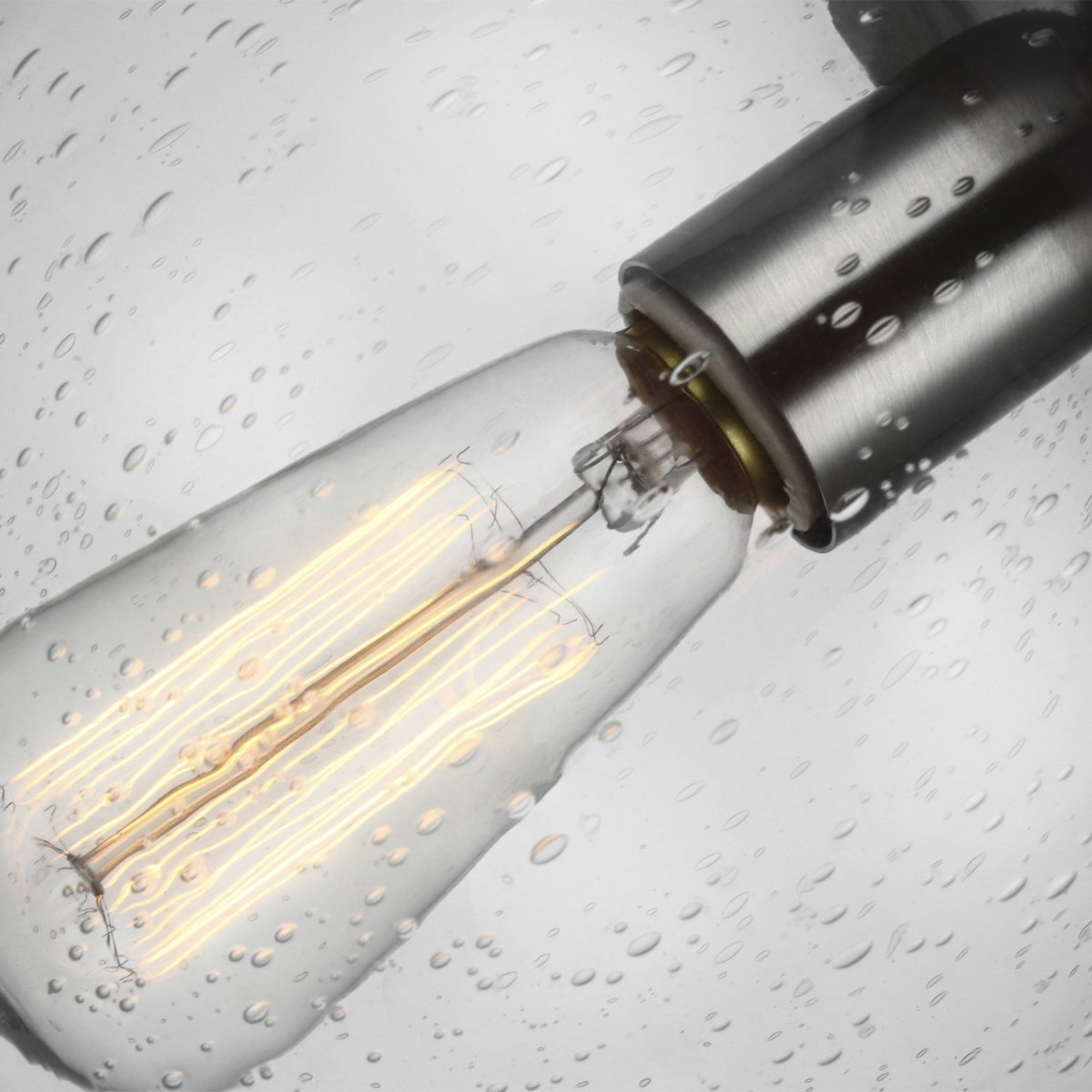 Mini-suspension Leo - Hanging Globe - Satin Brass Clear Seeded 14 by Visual Comfort Studio | Luminaires & cie