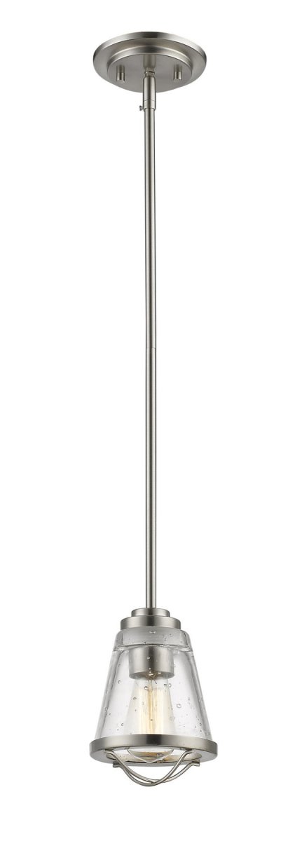 Mini-suspension Mariner - Nickel brossé by Z-Lite | Luminaires & cie
