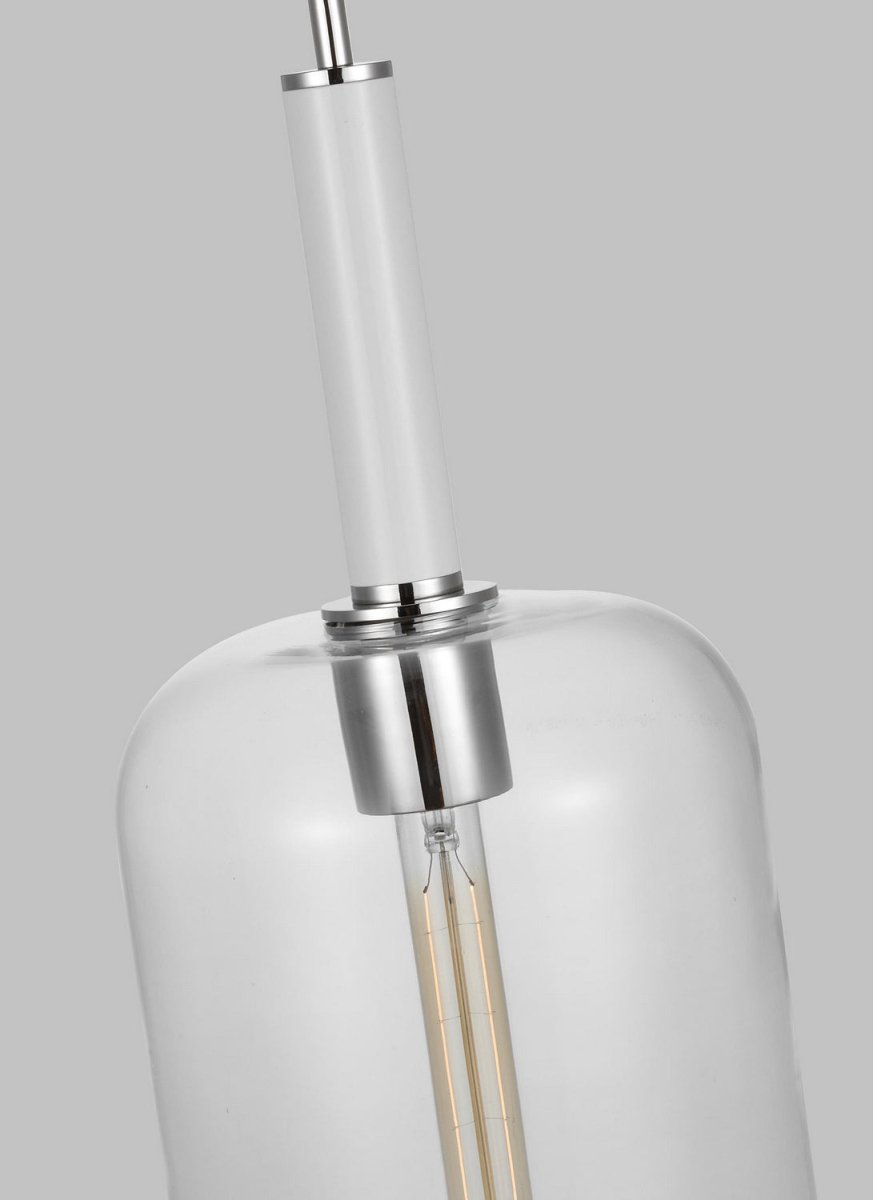 Mini-suspension Monroe - Nickel poli 10 3/8" by Visual Comfort Studio | Luminaires & cie