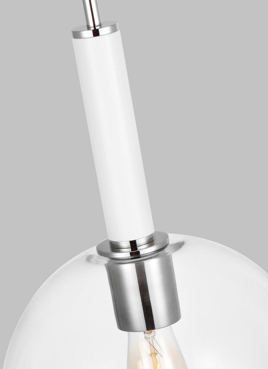 Mini-suspension Monroe - Nickel poli 10 3/8" by Visual Comfort Studio | Luminaires & cie