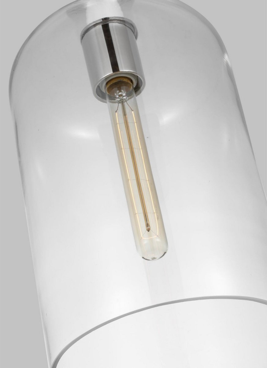 Mini-suspension Monroe - Nickel poli 10 3/8" by Visual Comfort Studio | Luminaires & cie