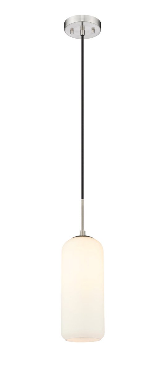 Mini-suspension Monty - Nickel brossé Opale mate 17" by Z-Lite | Luminaires & cie