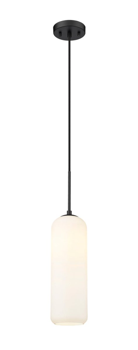 Mini-suspension Monty - Noir mat Opale mate 22" by Z-Lite | Luminaires & cie