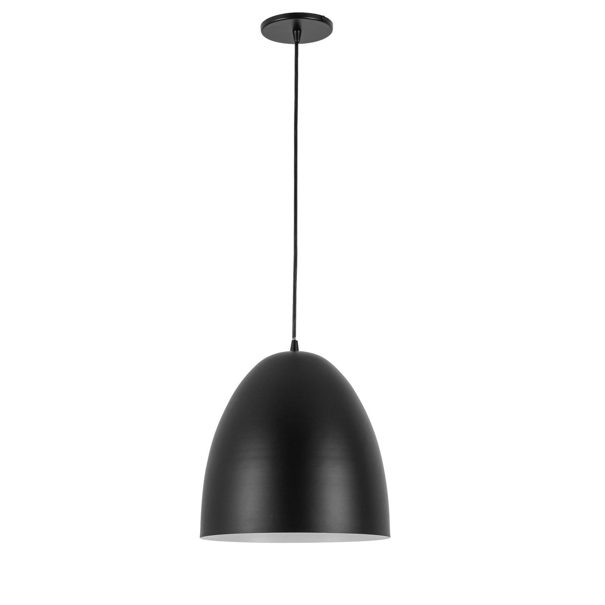 Mini-suspension Ofelia 11 3/4", Noir mat – Dainolite