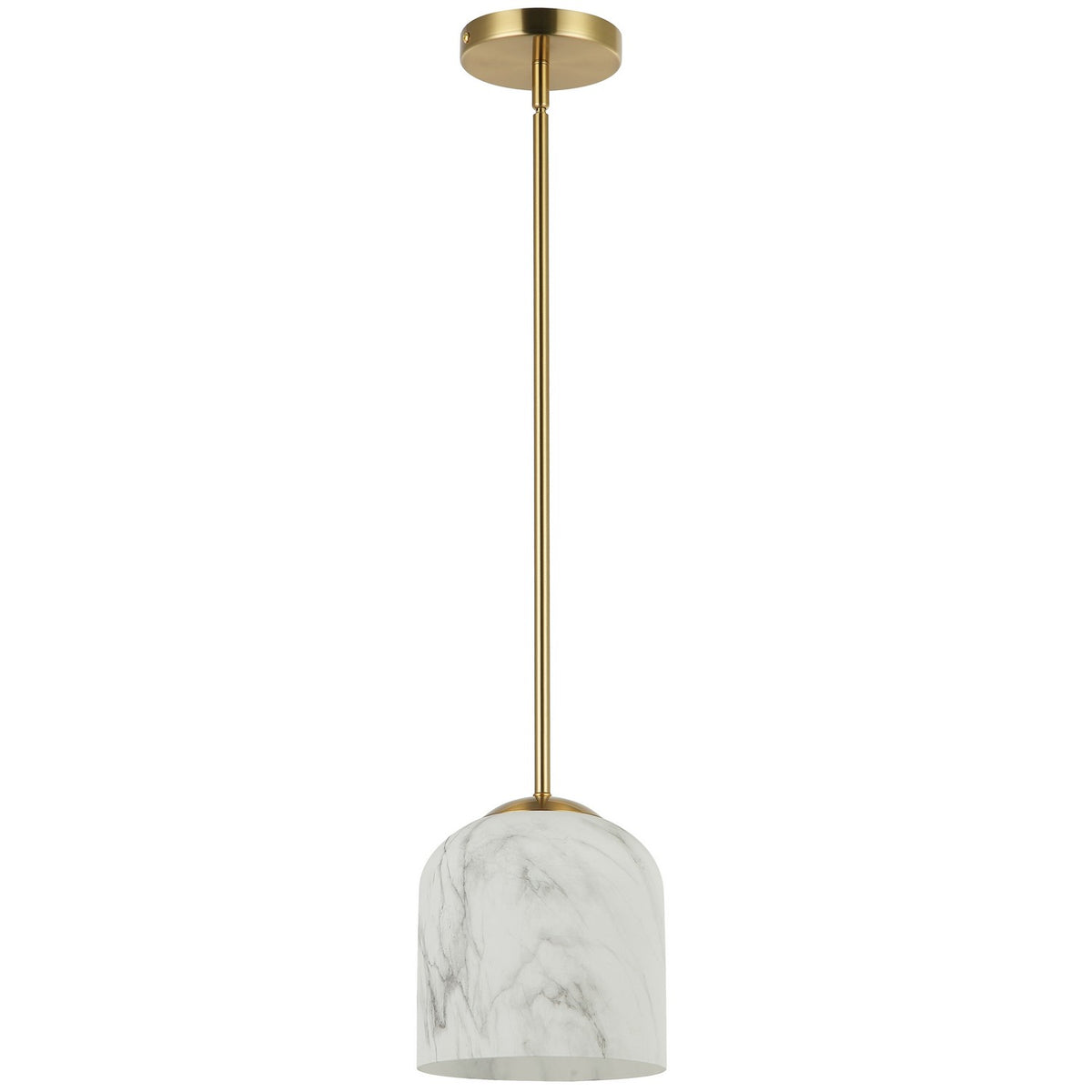 Mini-suspension Patrice Opale / Laiton vieilli – Dainolite