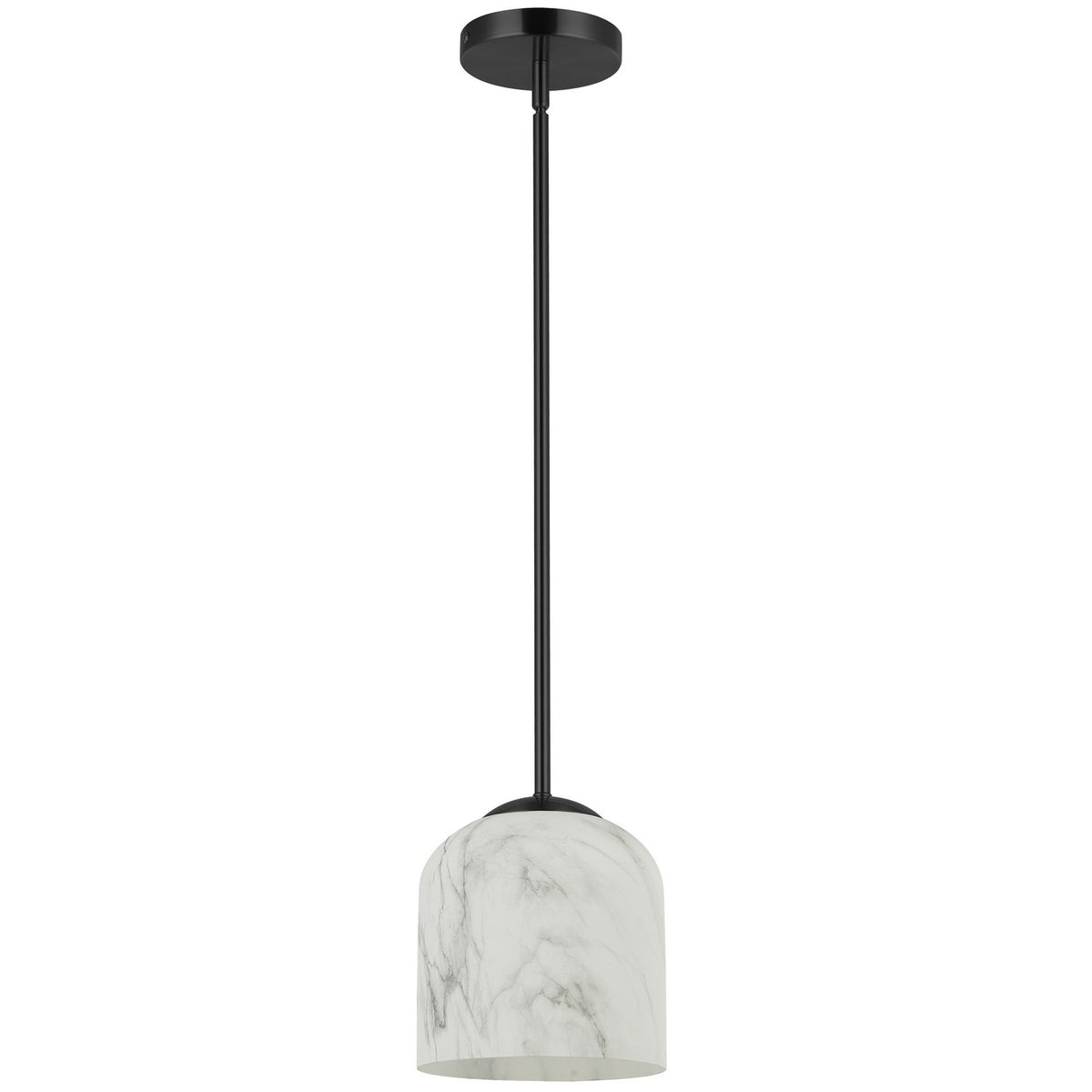 Mini-suspension Patrice Alabaster / Noir mat – Dainolite