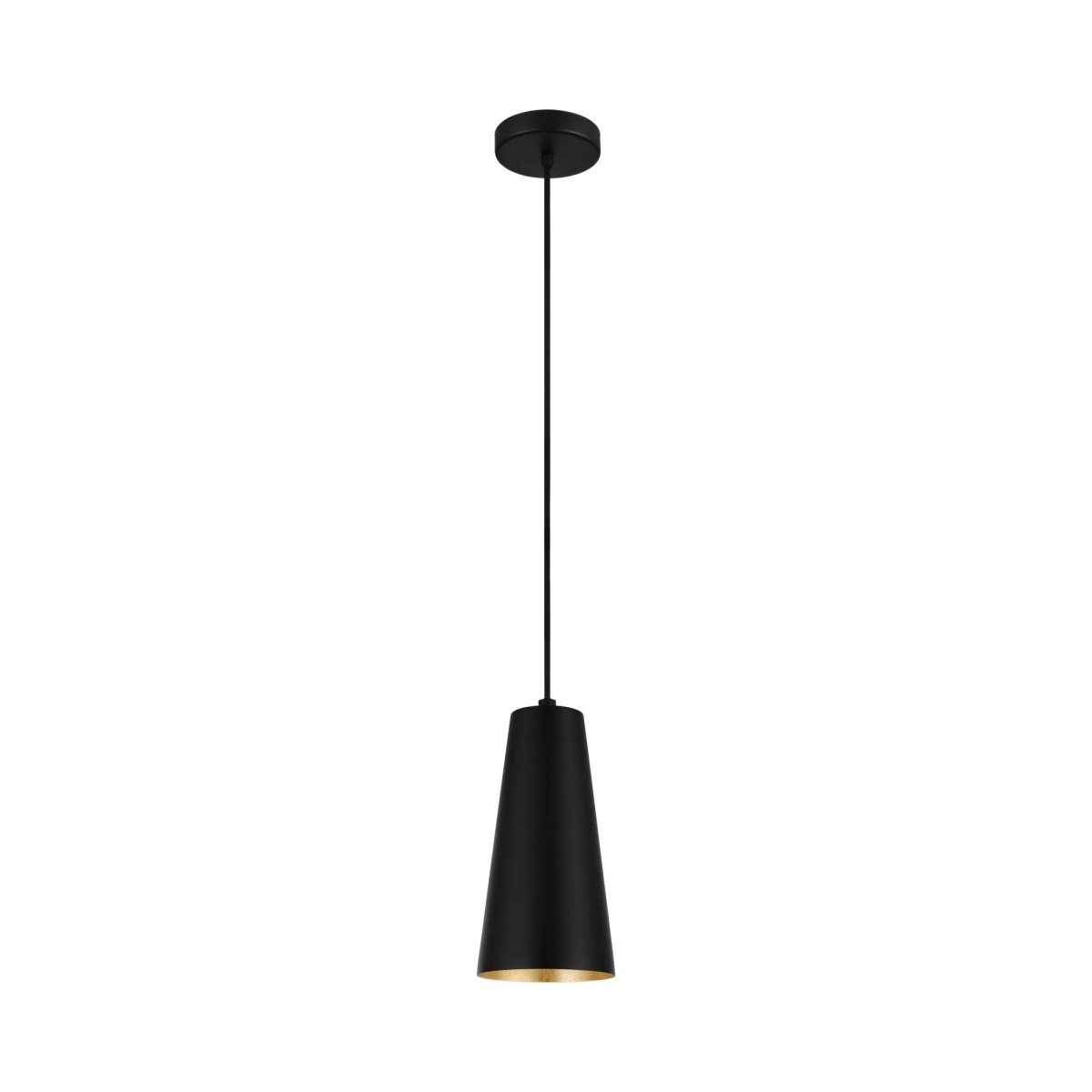 Mini suspension Pratella 1 - Noir by Eglo | Luminaires & cie