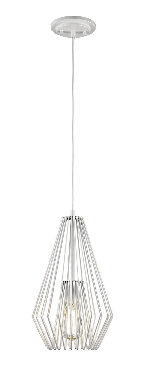 Mini-suspension Quintus Blanc brillant – Z-Lite
