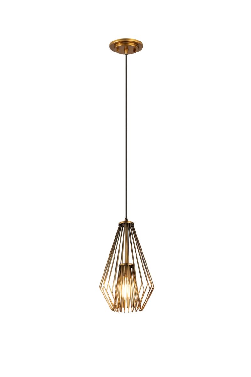 Mini-suspension Quintus - Blanc brillant by Z-Lite | Luminaires & cie
