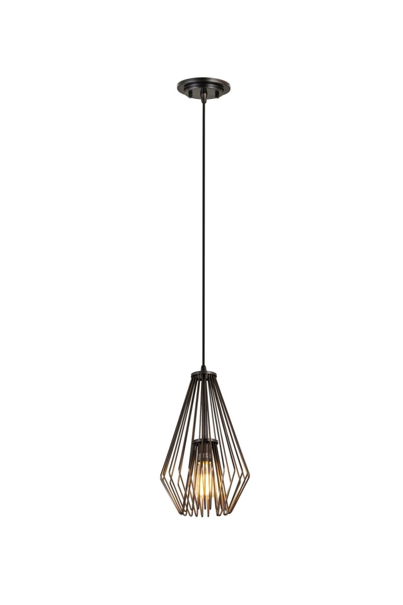 Mini-suspension Quintus - Blanc brillant by Z-Lite | Luminaires & cie