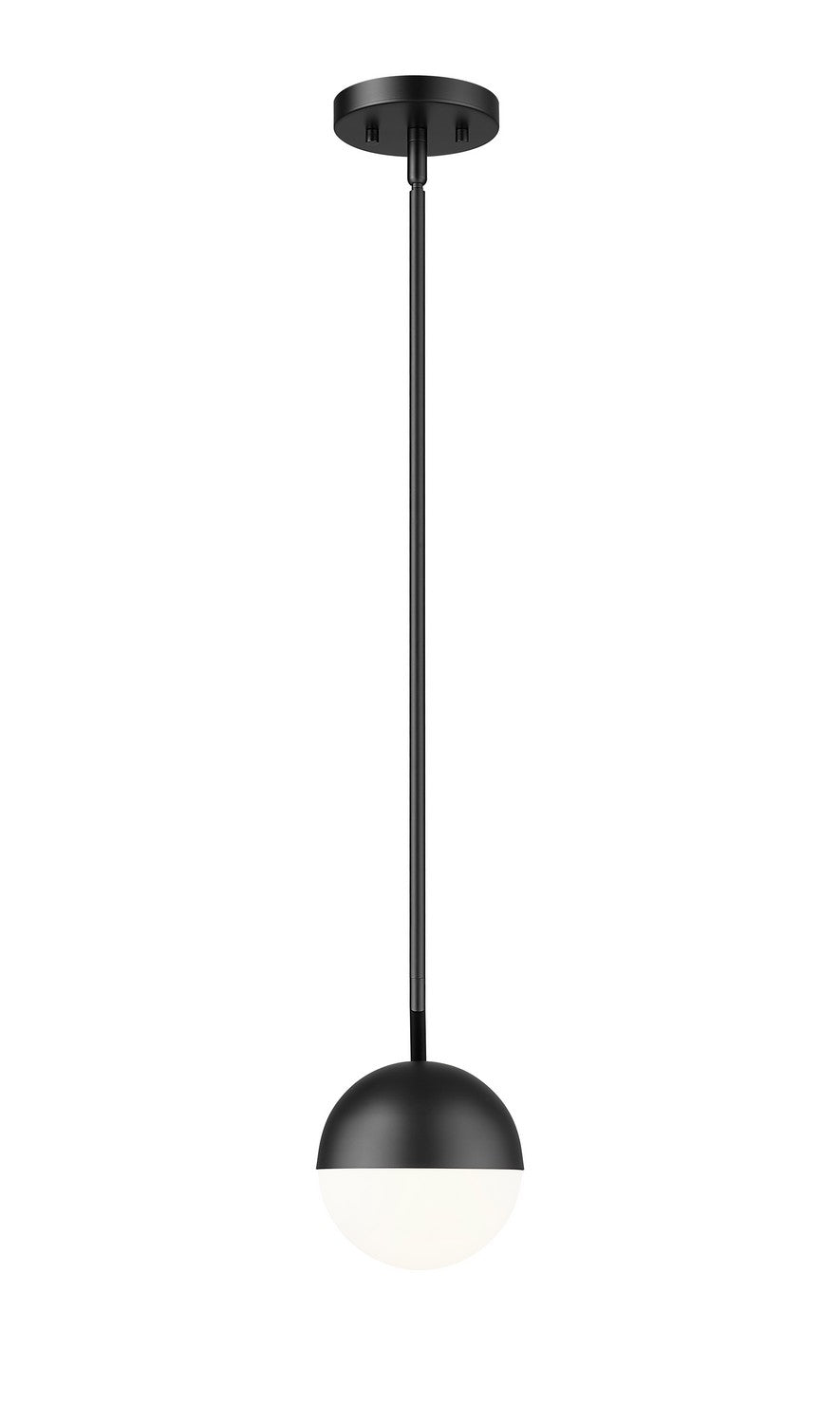 Mini-suspension Realm Sphere Noir mat – vue 3