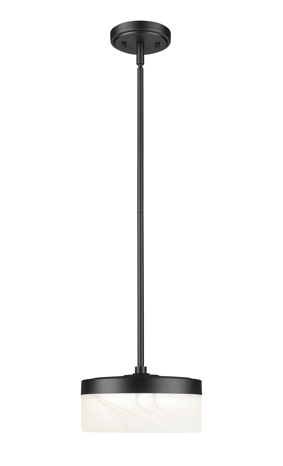 Mini-suspension Renaud Noir mat, 9 1/4" – Z-Lite