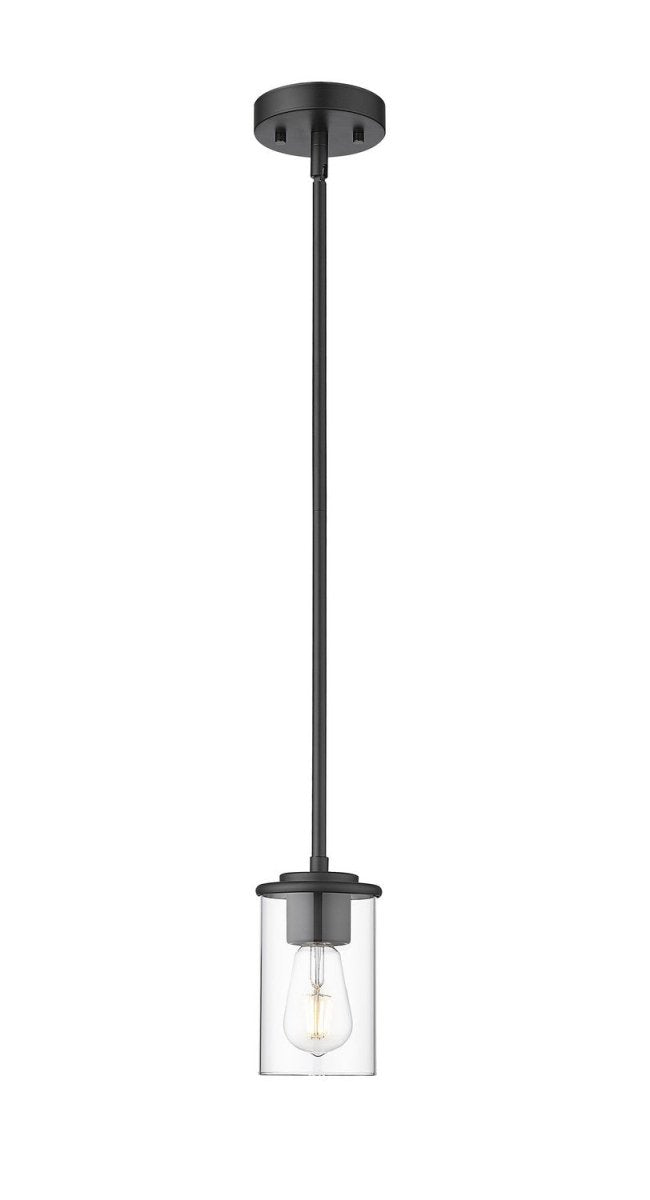 Mini-suspension Thayer - Noir mat 1 by Z-Lite | Luminaires & cie