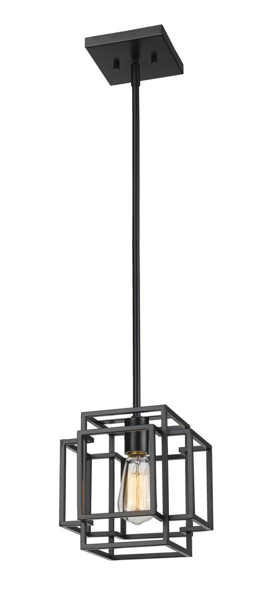Mini-suspension Titania - Noir mat by Z-Lite | Luminaires & cie