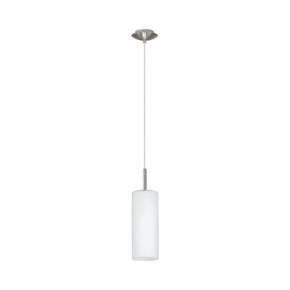 Mini suspension Troy 3 - Nickel mat by Eglo | Luminaires & cie
