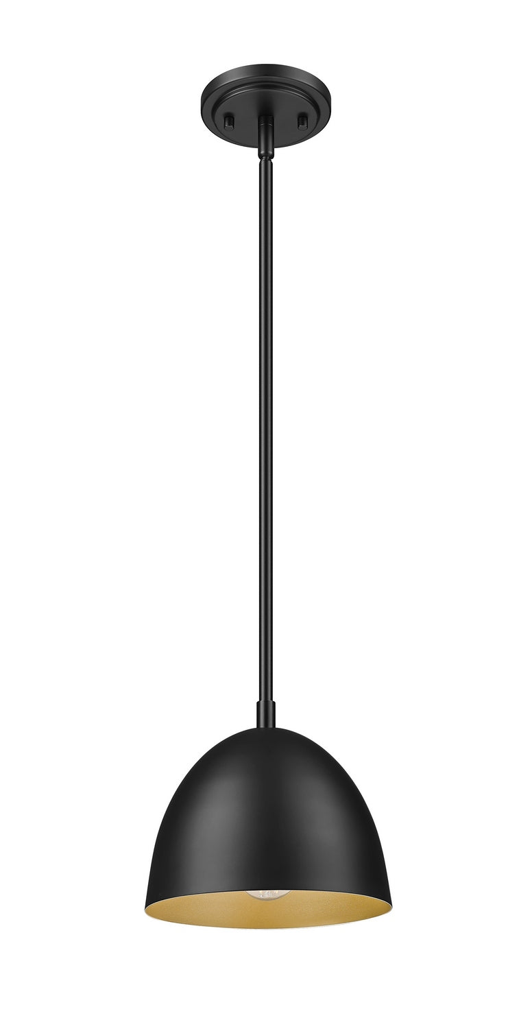 Mini-suspension Vega Noir mat – vue 3