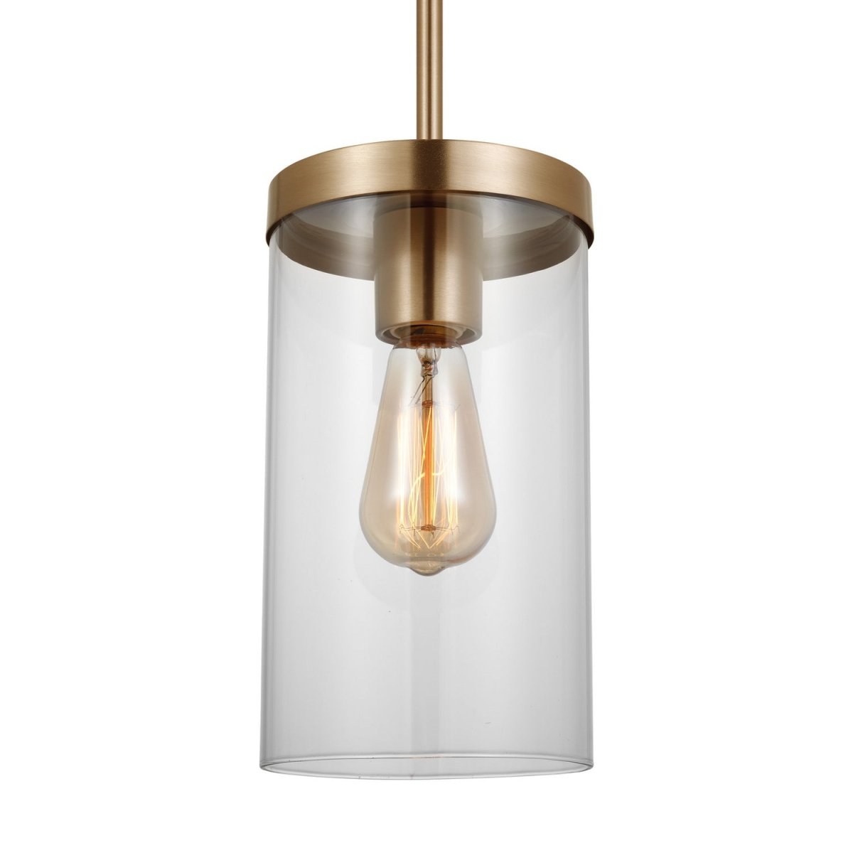 Mini-suspension Zire - Nickel brossé 6" by Visual Comfort Studio | Luminaires & cie