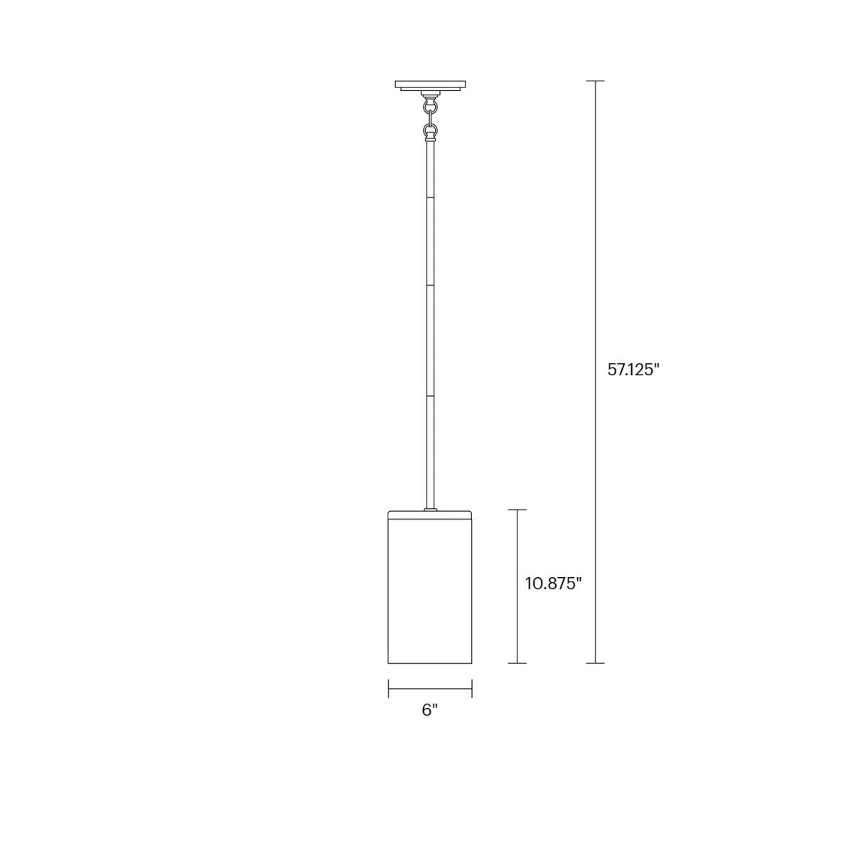 Mini-suspension Zire - Nickel brossé 6" by Visual Comfort Studio | Luminaires & cie