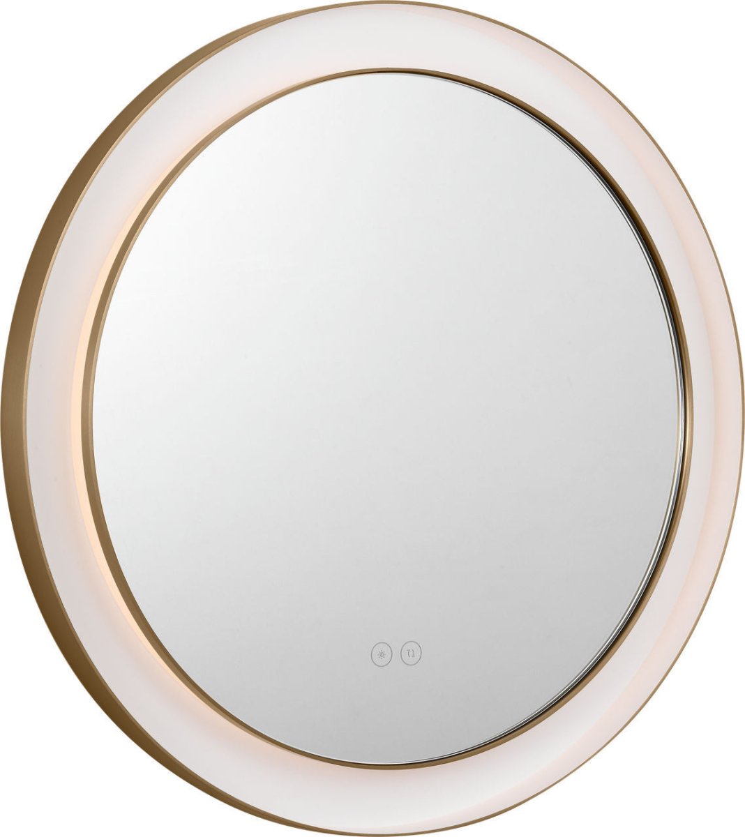 Miroir éclairant Chopin - Laiton bruni 24" 24" by Visual Comfort Studio | Luminaires & cie