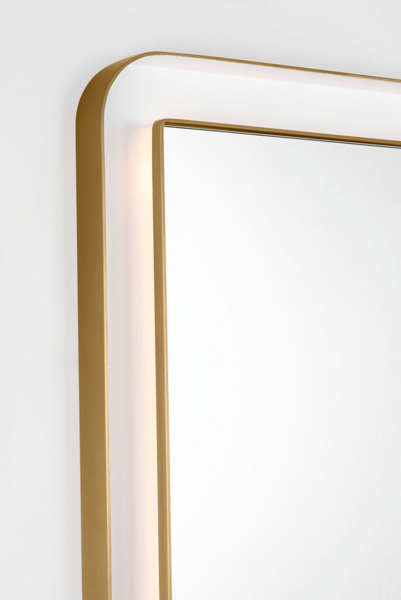 Miroir éclairant Chopin - Nickel poli 36" 48" by Visual Comfort Studio | Luminaires & cie