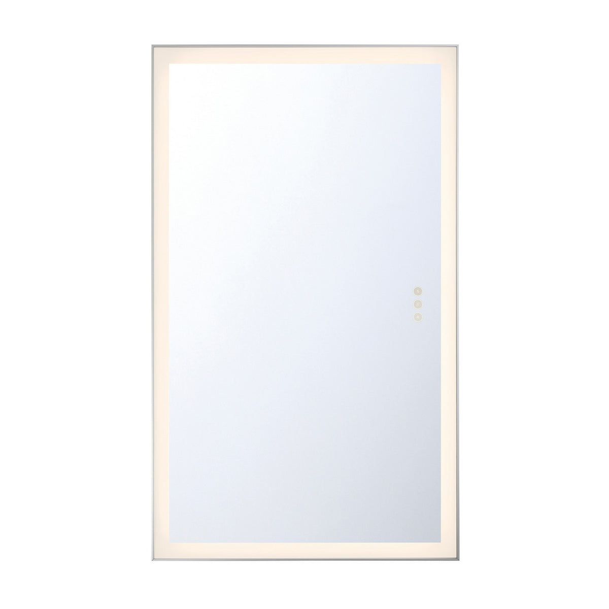 Miroir éclairant Lenora Argent anodisé, 32" – Eurofase